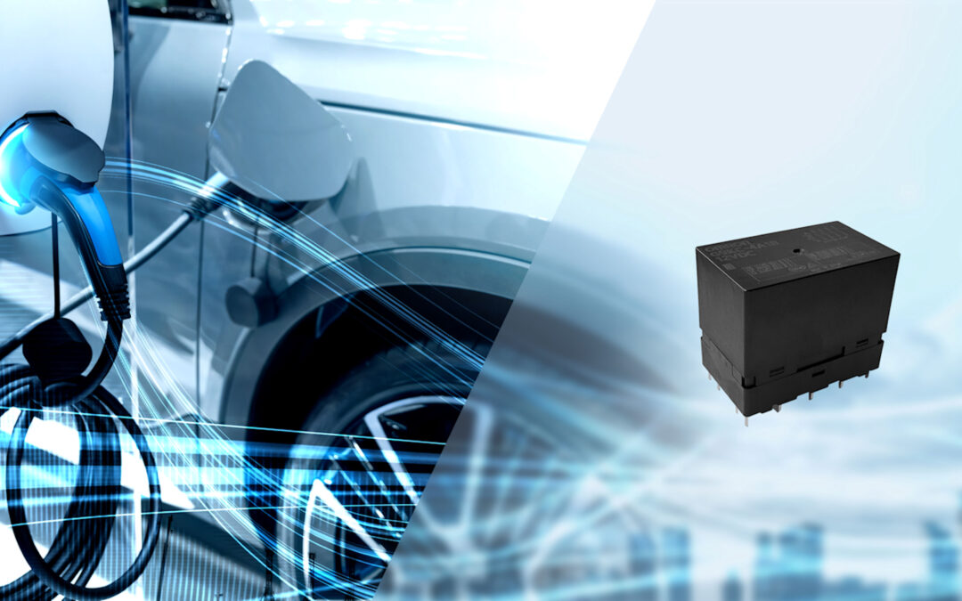 High power PCB relay paves the way for faster and more compact EV charger wallboxes